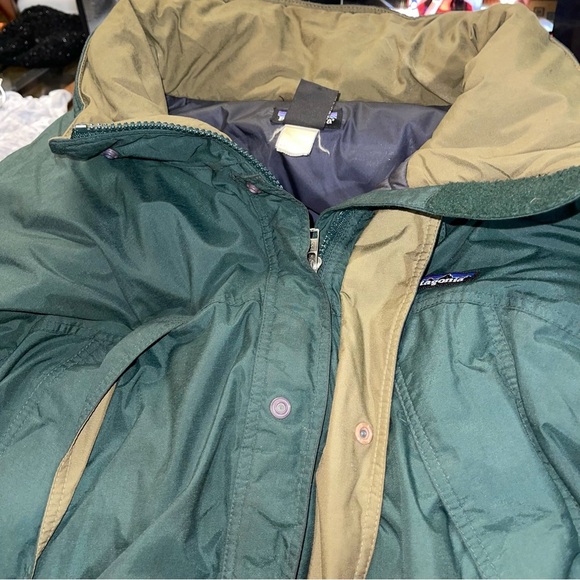 Vintage Patagonia 90s 1990s Green Winter Coat Men’s large - Picture 5 of 8